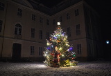 Es wird weihnachtlich am Schloss Martinskirchen.