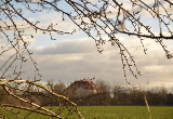 versteckter Blick auf Schloss Martinskirchen