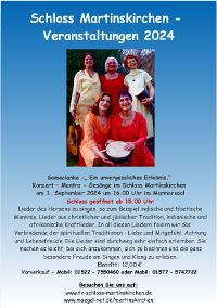 Flyer Konzert Samaclanka im Schloss Martinskirchen